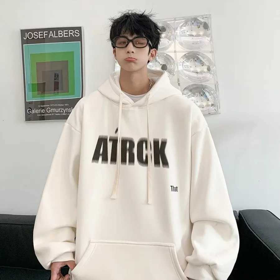 M-8XLAutumn and Winter Simple Hoodie for Men Casual Long Sleeved Jacket for Mens Loose Oversized Versatile Hoodie Jacket Men Y250811