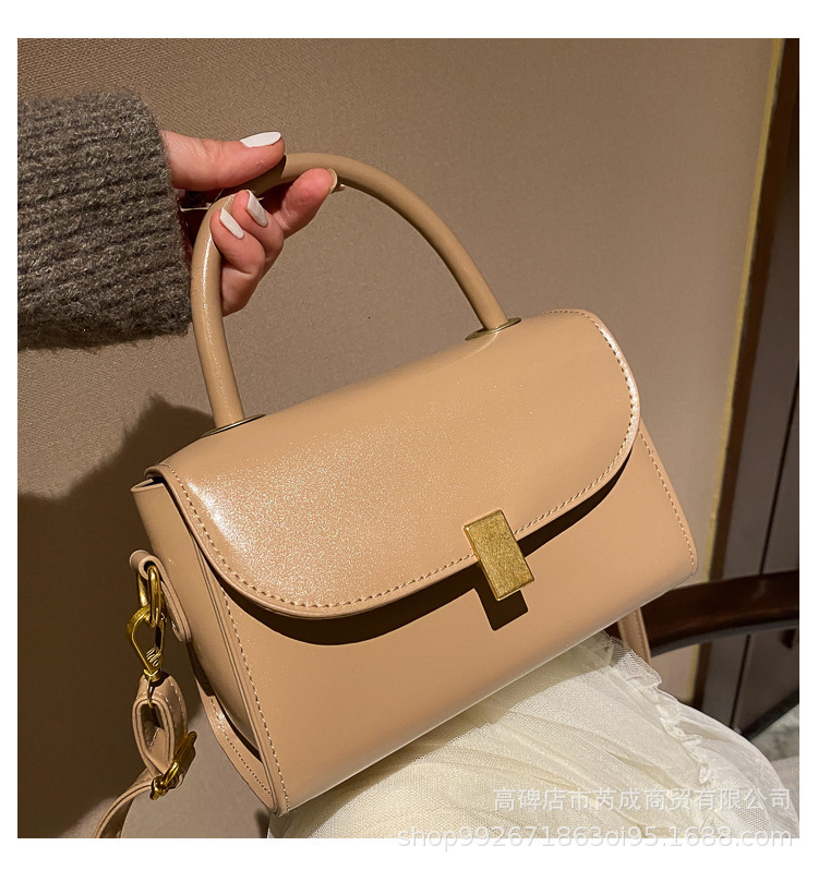 Autumn Winter Single Shoulder Women s Trendy New Fashion Simple Crossbody Textured Small Square Bag ddmymarket