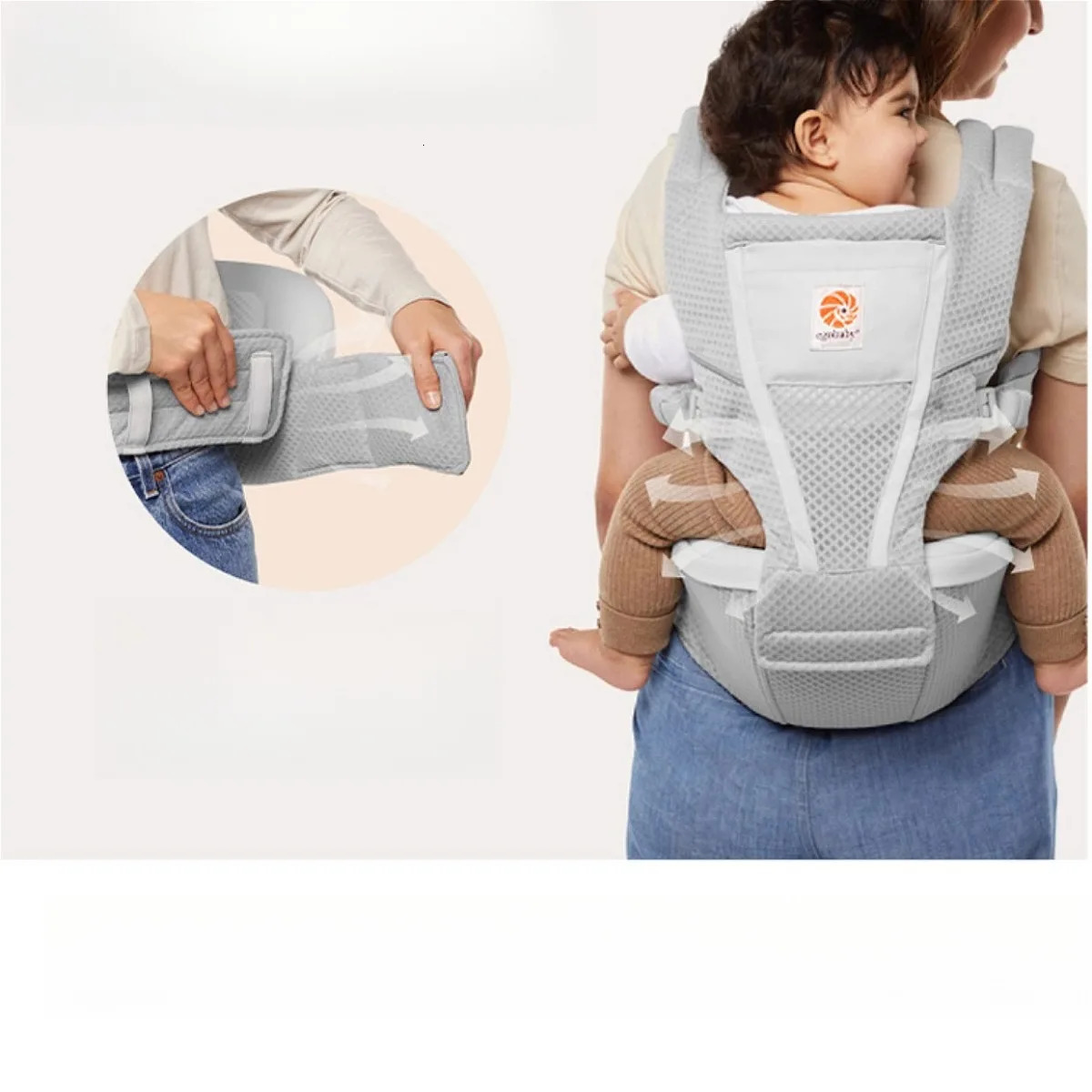 3 in 1 Baby s Breathable Bag Wrap Toddler Backpack born Adjustable Sling Hip Seat Bags 250725