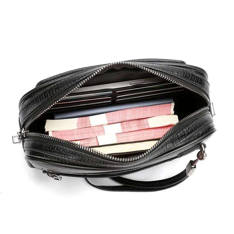 for men Password lock design crocodile skin solid color men's handbag wallet card clutches bag 2024 clutch