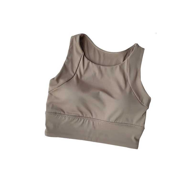 All-in-one Shock-proof Compact Sports Vest Running Breathable Full-cup Vest Gym Clothing Summer New Fitness Bra Z250812