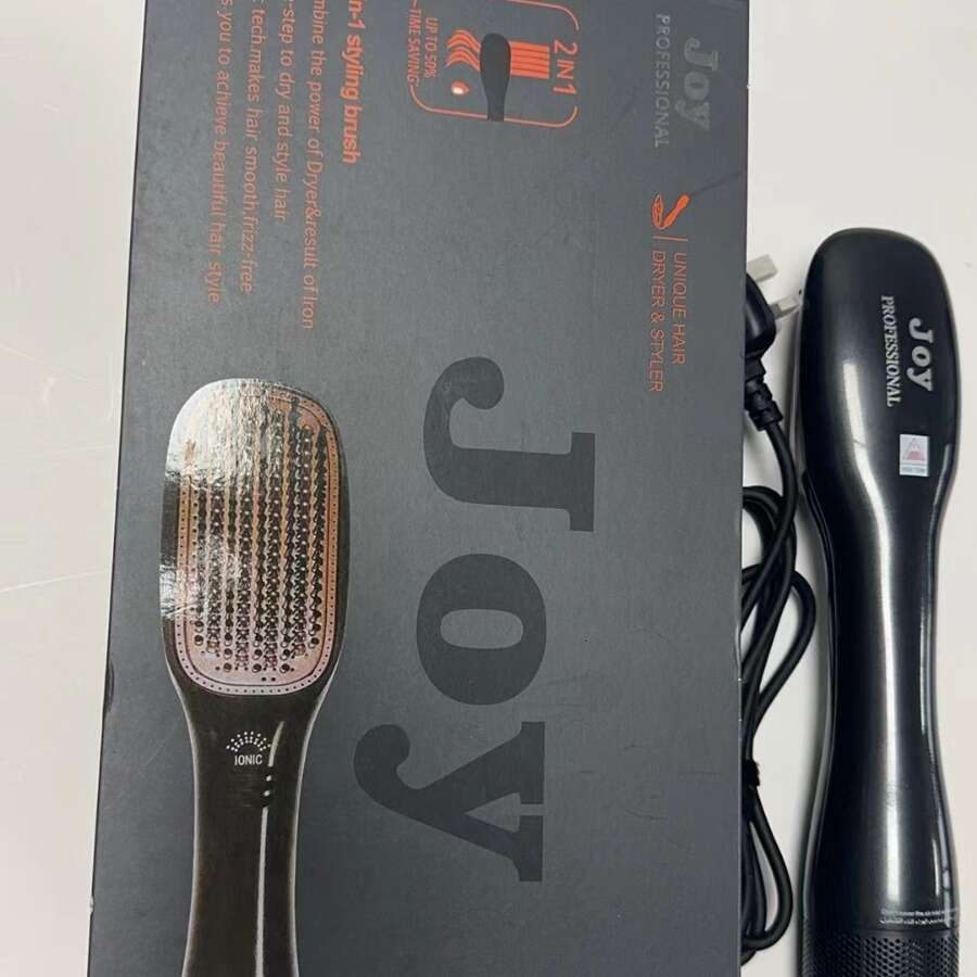 New Electric In Hot Air Styling Hair Dryer Comb Curling Iron