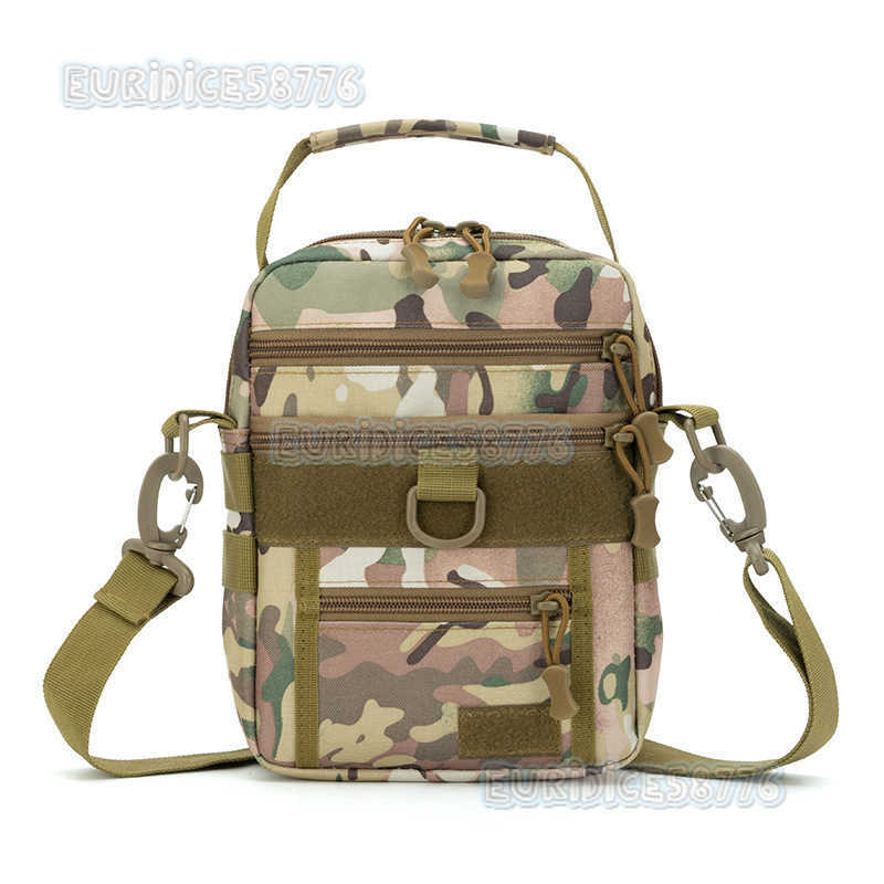 Camouflage Tactical Shoulder Bag Men Multi-purpose Crossbody Small Bag Outdoor Sports Climbing Large Capacity Handbag H250811