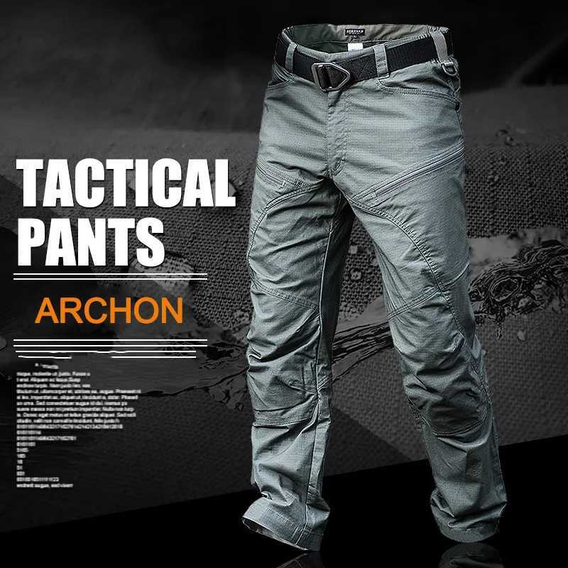 igh Quality Mens Tactical Pants Arisoft Waterproof Multiple Pockets Cargo Pant Men Clothing Tooling Trousers A2F311 X250812