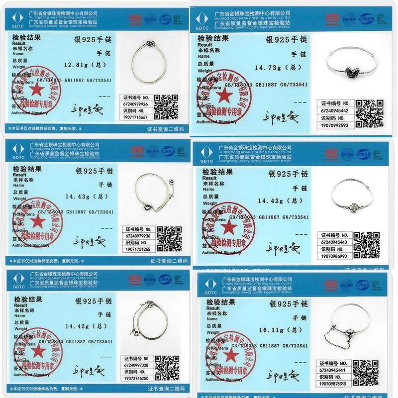 Original Sterling Sier 17-20CM Love Heart Pave Zirconia Bracelet for Women DIY Charm Jewelry Gifts