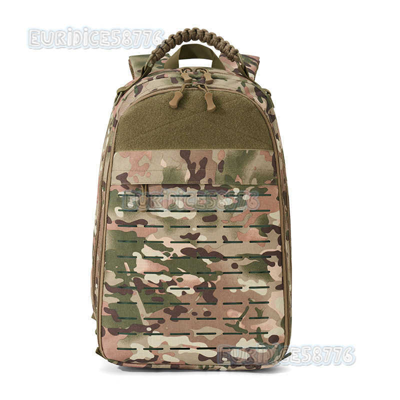 New Outdoor Multifunctional Backpack Large Capacity Hiking Climbing Bag Camouflage Camping Tactical Backpack H250811