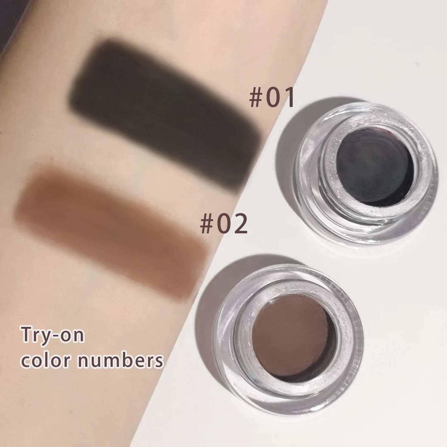 2 color Wild Eyebrow Styling Eyebrow Cream Styling Eyebrow Gel Soap Wax brown black Eyebrow Cream 250809