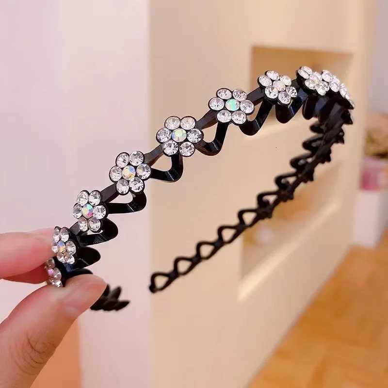 Plum Rhinestone Band for Wen Elegant Fashion Girl Face Washing Hairband X250812