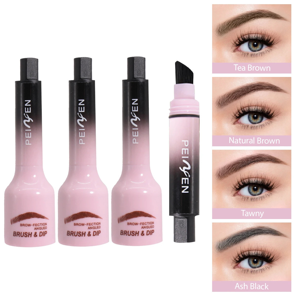 3D Eyebrow Gel Dyeing Cream with Brush Long-lasting Air-cushion Dye Brows Tint Long-lasting Natural Makeup Eyebrow Enhancer1PC 250809