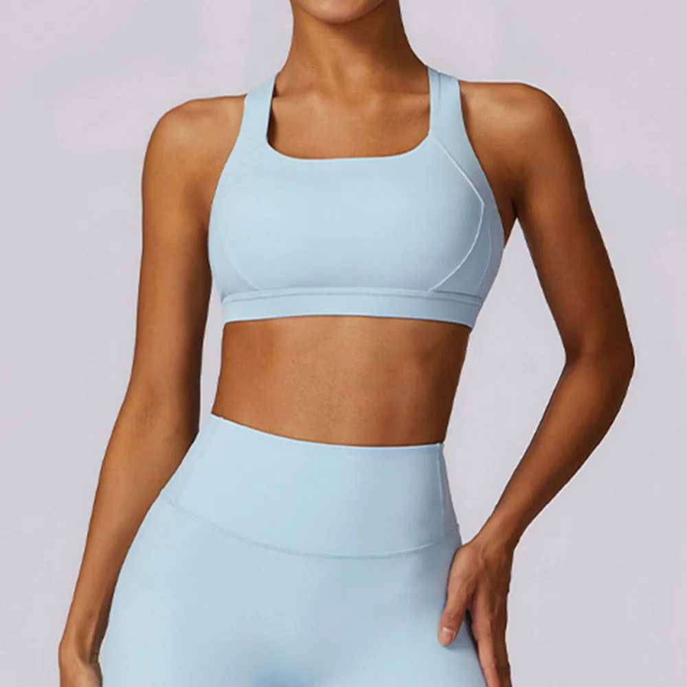 Impact Sports Underwear Anti-Sweat Fitness Top Women Bra Shockproof Crop Top Push Up Sport Gym High Strength Workout Tops Z250812