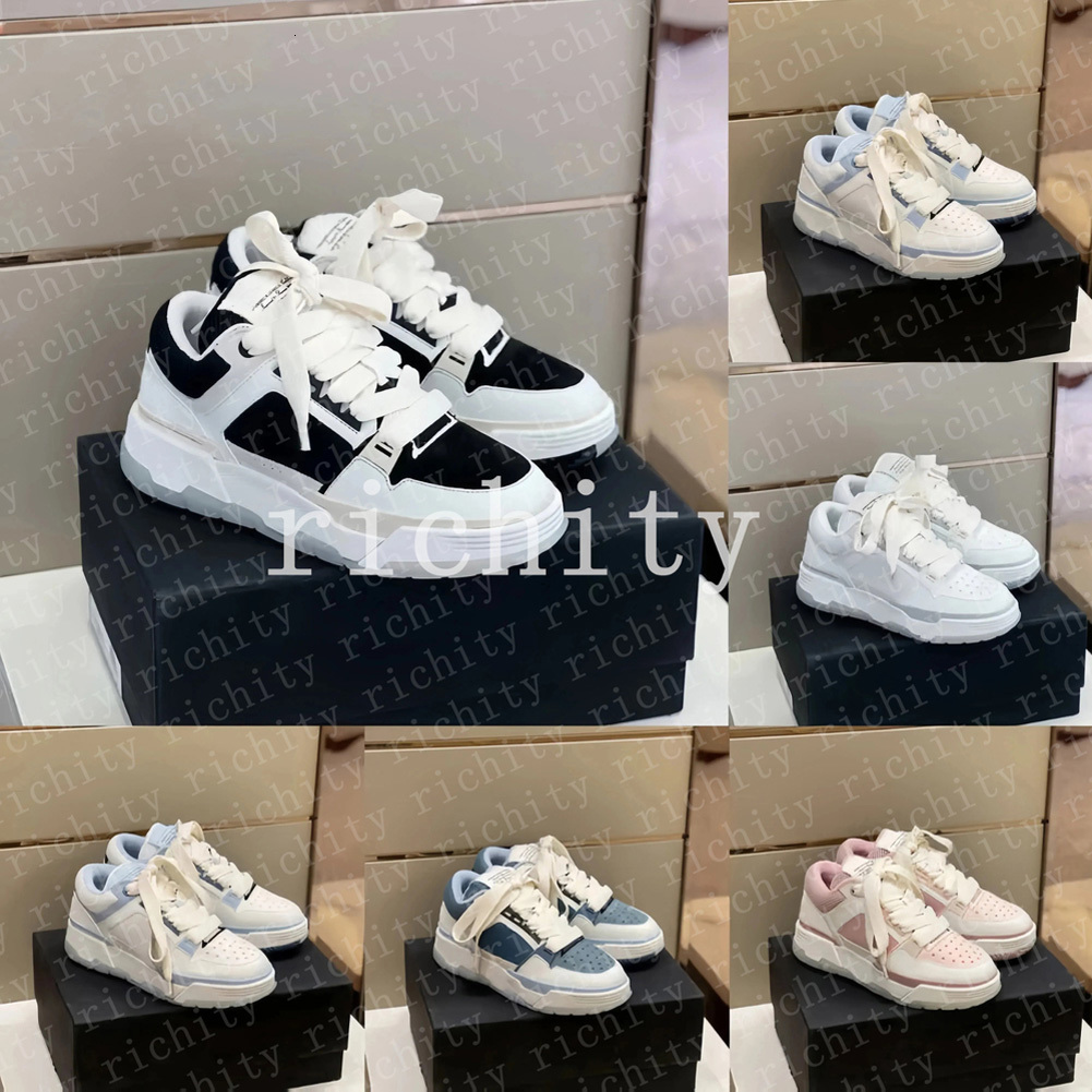 Sneakers Designer MA-1 lShoe Designer Sneakers platform Shoes Mens Womens lace-up Bread Trainers bone shoe Luxury Mesh leather Stadium Hardware- Leather size35-46