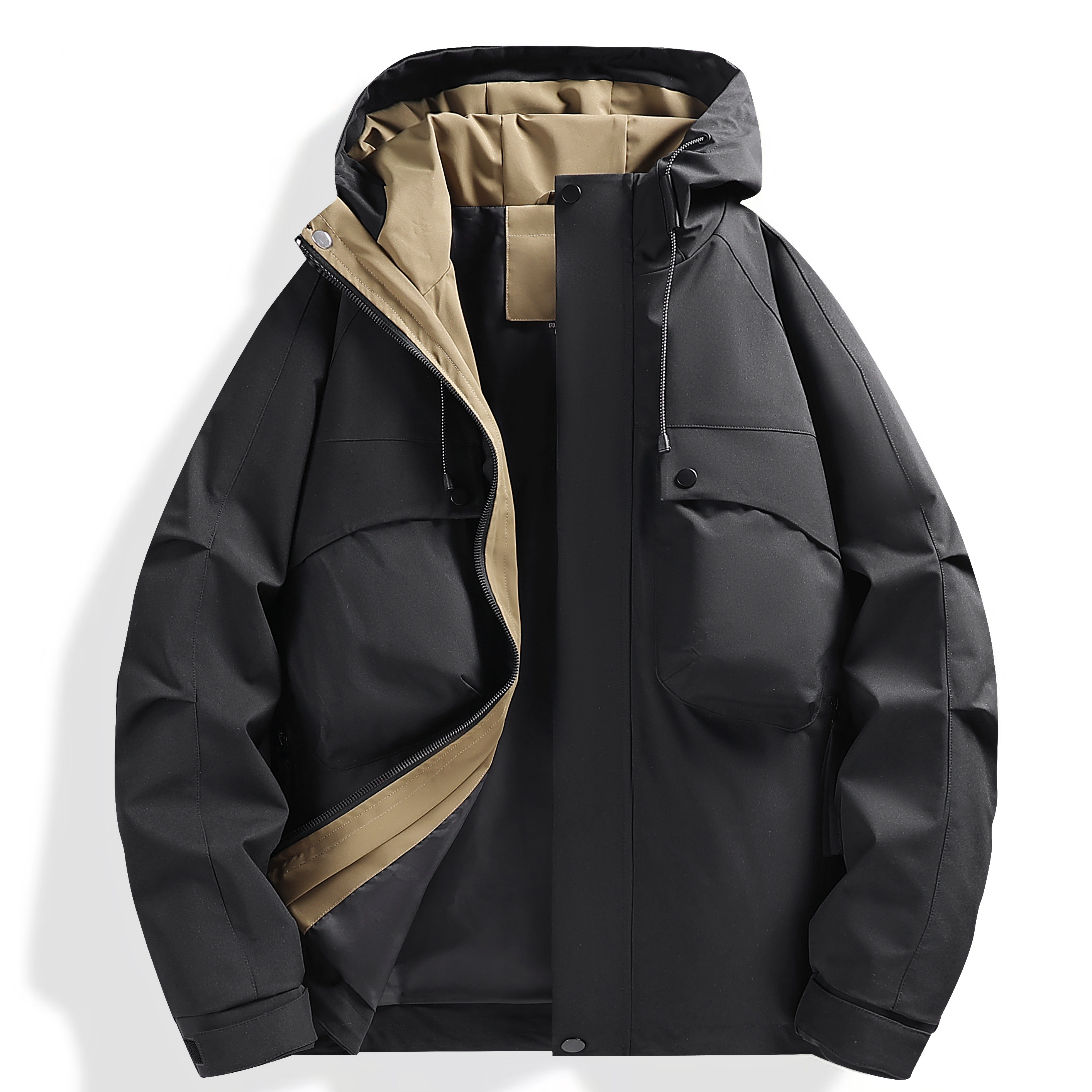 Stylish Breathable Raincoat with Water Repellent Fabric