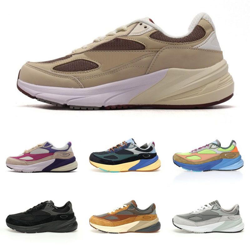 2024 Action Bronson 990v6 Shoes Workwear Grey Lapis Lazuli Men Women Sports Low Sneakers 36-45