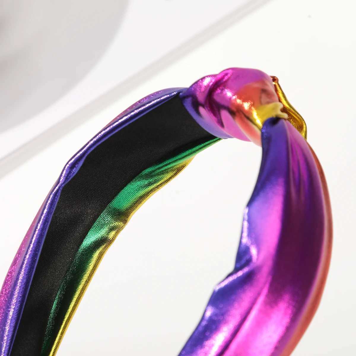 New Wide Knotted Band Solid Color And Colorful Hairbands For Women Hair Accessories X250812