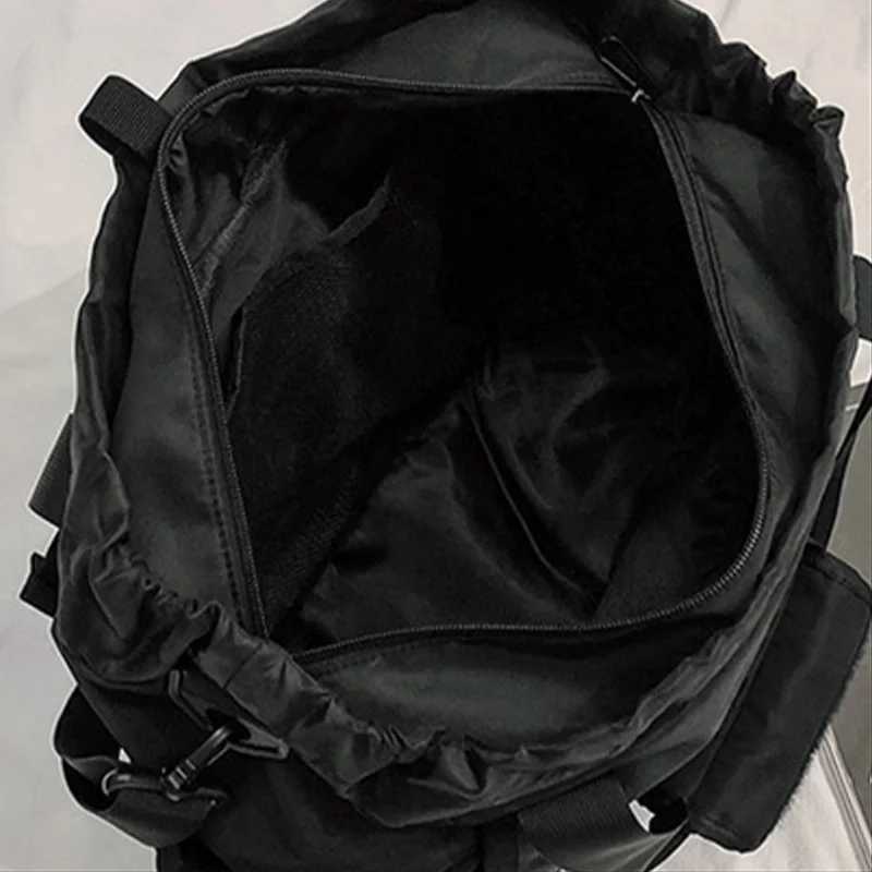 Messenger Bags Men Nylon Waterproof Big Shoulder Bag High Quality Men Hip Hop Streetwear Travel Bags Z250812