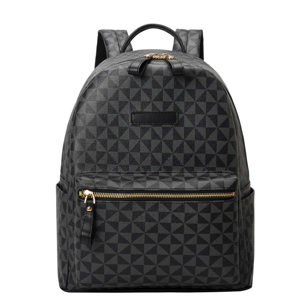 Lacel Urwebin Genuine Leather Fashion punk backpack school bag Luggages unisex backpacks student bags men women Knapsack Mochila Back Pack