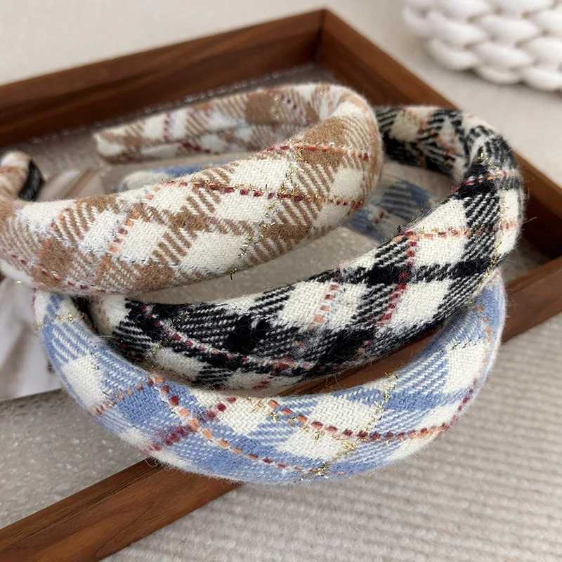 Autumn/Winter Retro New Latt Sponge Bands Face Wash Hair Hoop for Women Girls Elegant Hair Band Fashion Hair Accessories X250812