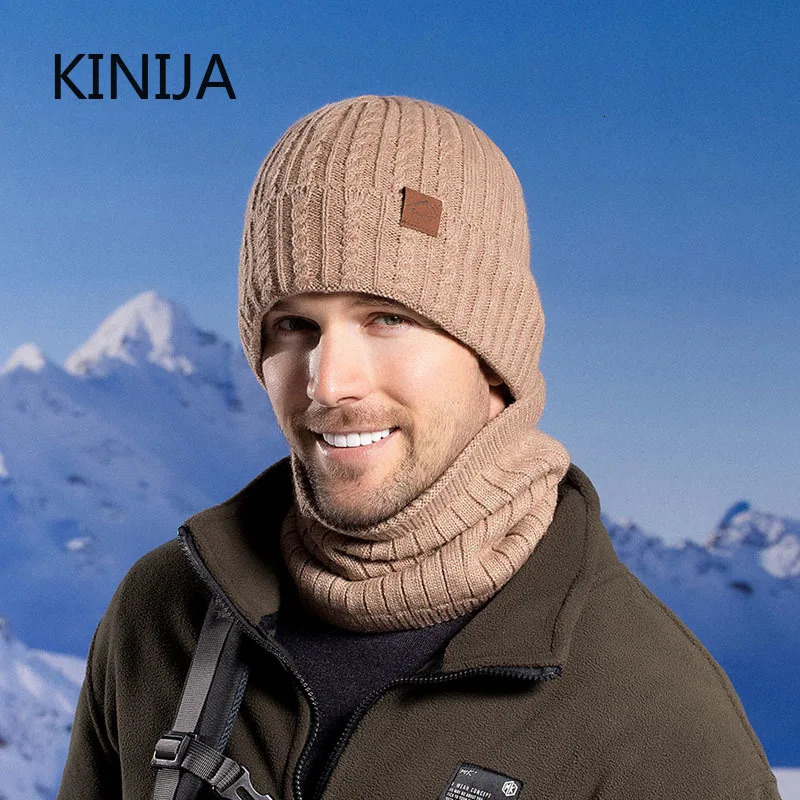 Winter Hat Skullies Beanies Hat Beanies for Men Women Wool Scarf Caps Balaclava Mask Gorras Bonnet Knitted Hat 250808