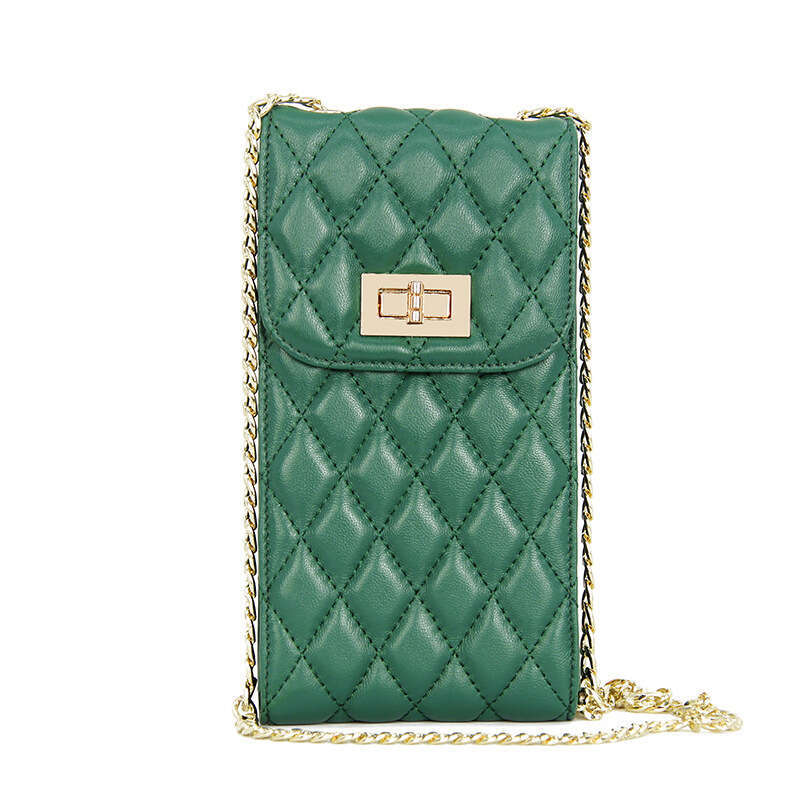 DHpet_wholesale Korean Genuine Lambskin Crossbody Bag - Stylish Vertical Shoulder Purse for Women, Spacious Phone Bag (18x10.5cm, 270g)