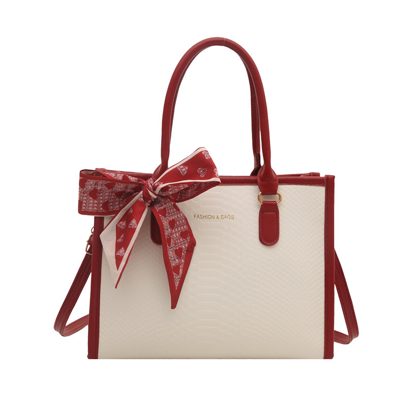 Scarf New Trend Commuting Simple Color Block Women s Textured Casual Stylish Single Shoulder Crossbody Handbag Small Square Bag ddmymarket