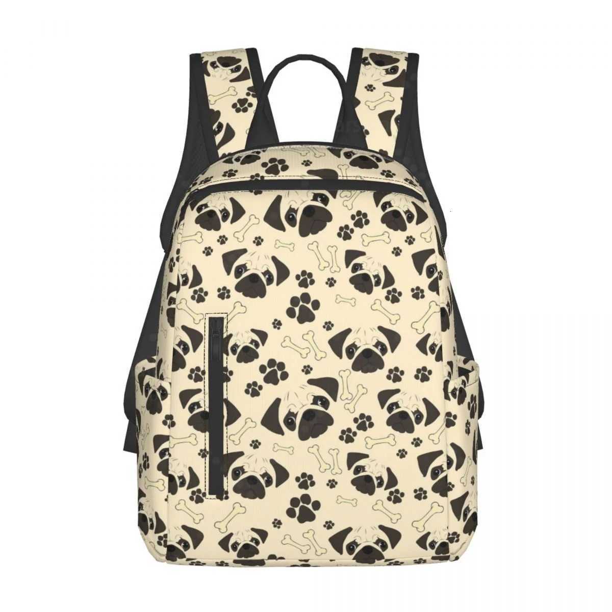 French BulldogTravel Backpack College Book Bag for Men Women Lightweight Casual Should Bags for Outdoor Sports Hiking Y250811