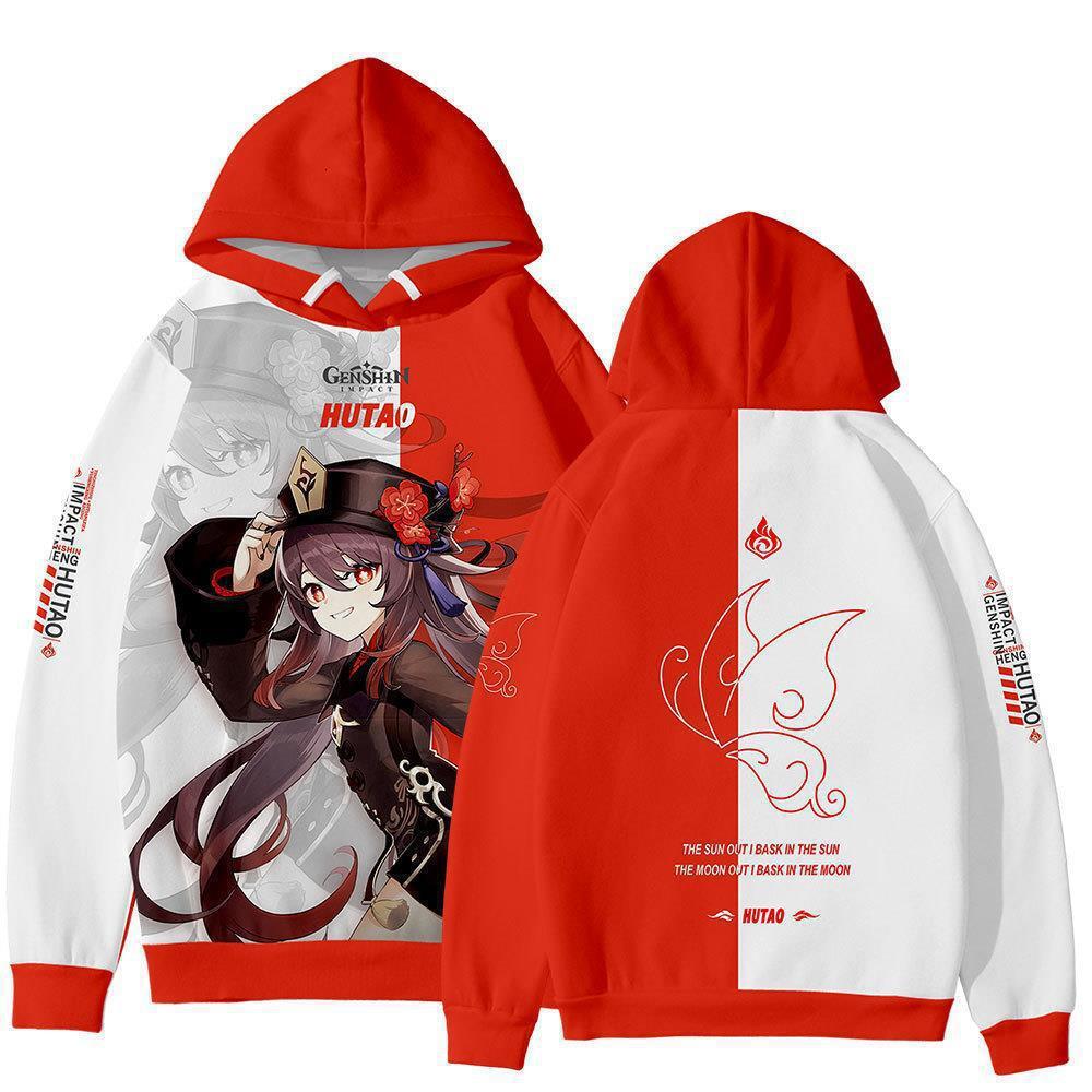 Genshin Impact Merchandise Hooded Sweatshirt for Men and Women