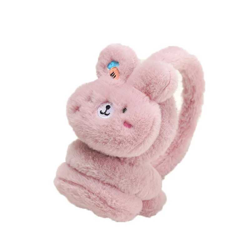 Childrens Earmuffs Warm Women Men Winter Warm Cute Earmuffs Headband Outdoor Windproof Solid Color Foldable Fluffy Ear Covers XJ250812