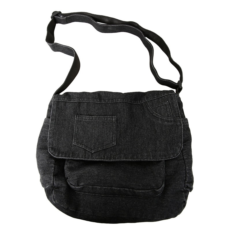 Denim for Women New Canvas Large Capacity Crossbody Student Class Shoulder Bag