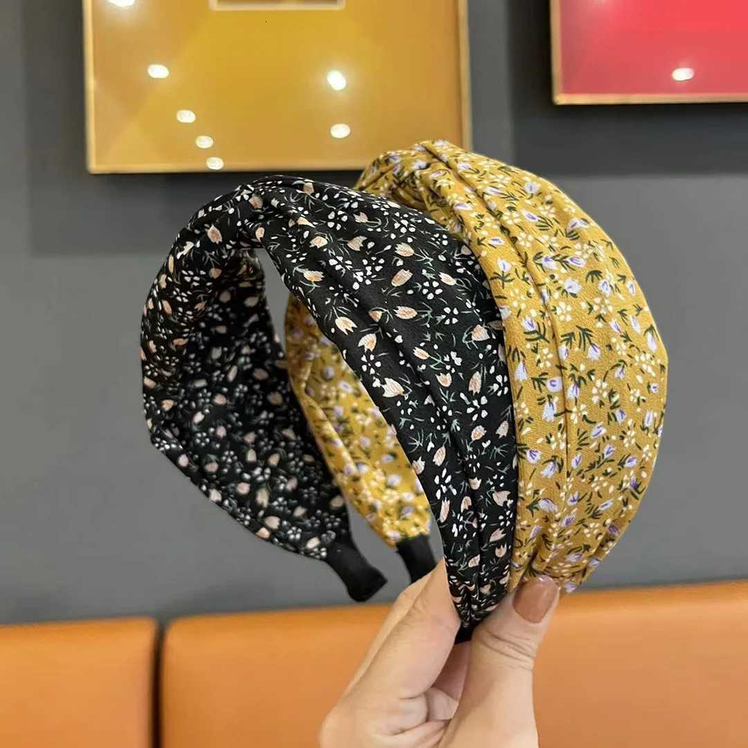 Retro French Wide Edge Band Summer New Style Hair Hoops for Women X250812