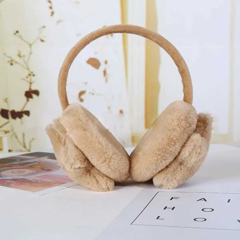 Winter Outdoor Star Smiley Face Plush Earmuffs Accessories Soft Thick Warm Ear Cover Solid Headphone Earlap for Boys Girls XJ250812