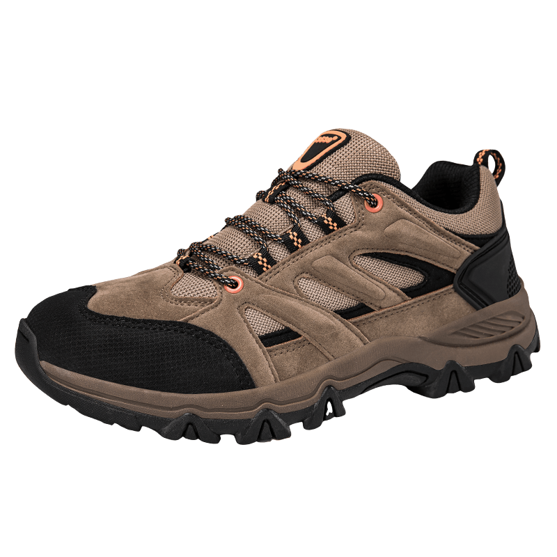 Hiking shoes outdoor sneakers men's trainers non slip wear resistant lightweight cushioning and breathable