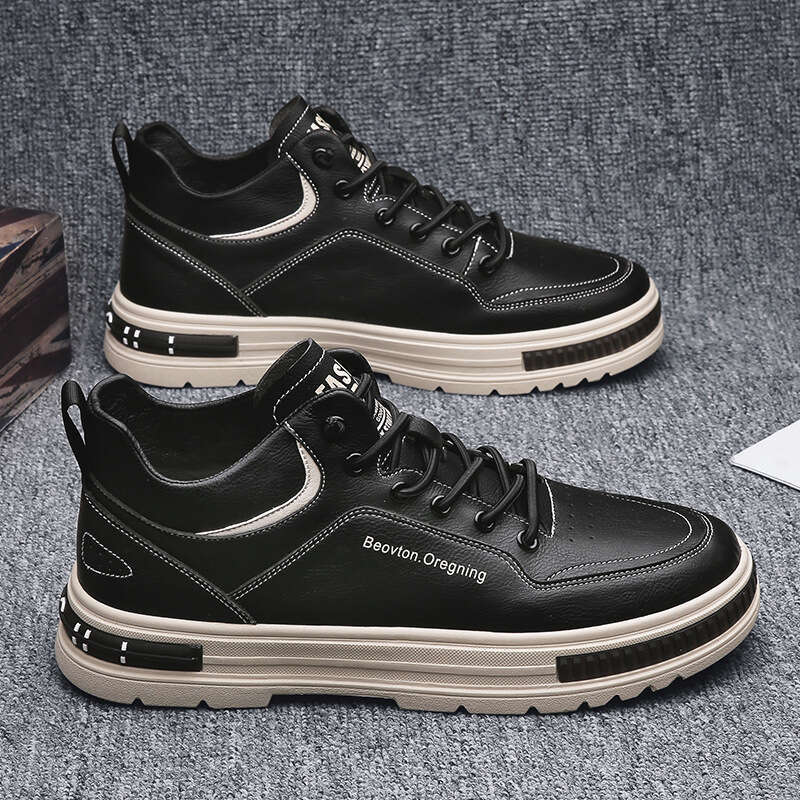 2022 Autumn Fashion Casual Sneakers Student Sports Free shipping White Breathable Men's Shoes Korean Style Trendy Slip-On Loafers