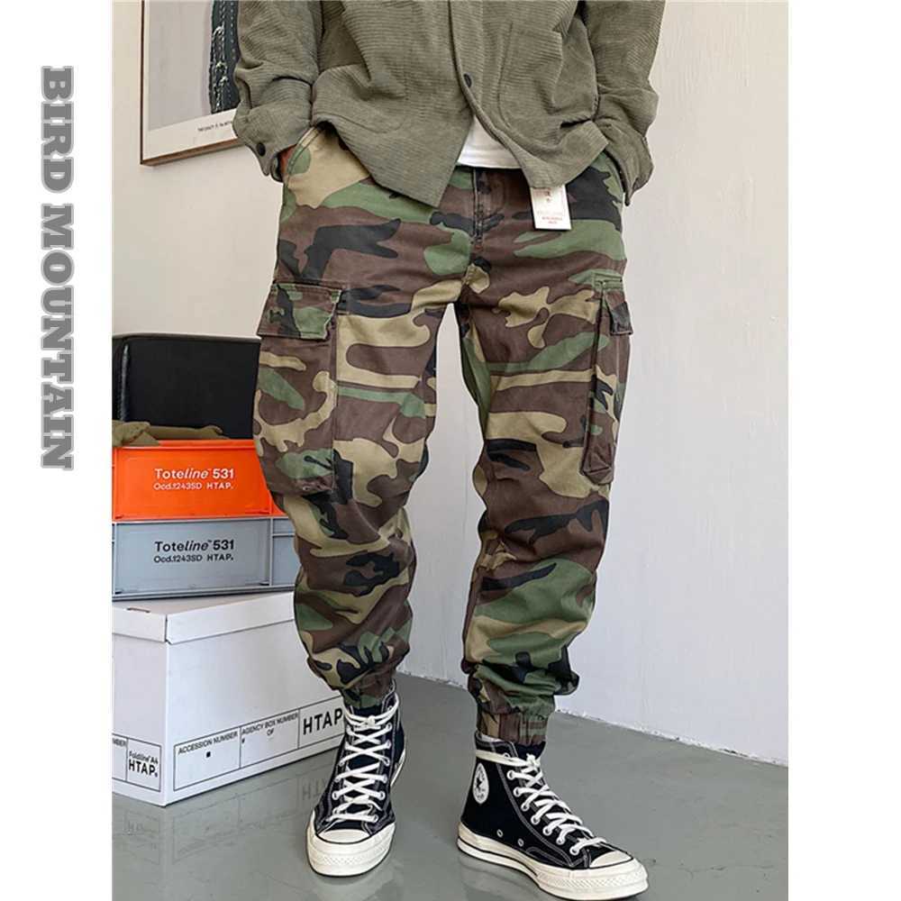 Spring Autumn Streetwear American Casual High Quality Camouflage Cargo Pants Men Clothing Harajuku Tactical Jogging Trousers X250812