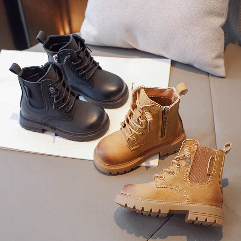 Fashion Children Booties Keep Warm Waterproof Anti-Slip Abrasion Resistant High Quality Lightweight Outdoor Casual Kids Boots XJ250812