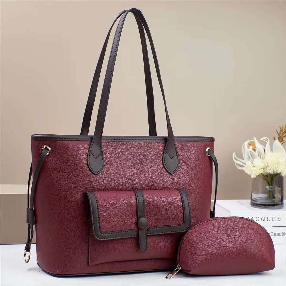 Hot Selling New Mother-Daughter Handbag Color-Block Fashion Trend Women's High-End Large Capacity Shoulder Crossbody Bag Designer Bags