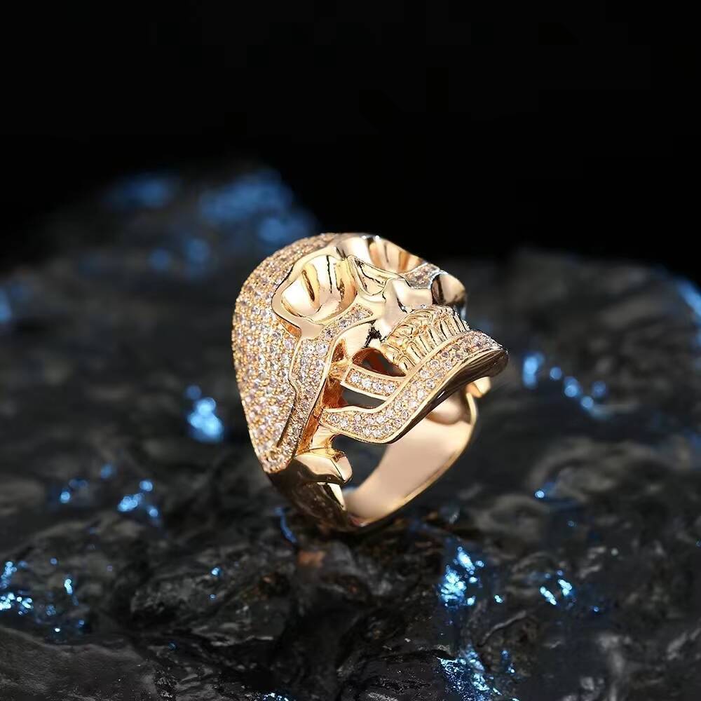 Hip Hop 925 Sterling Silver Iced Out VVS Moissanite Cluster Star Ring Fine Jewelry Passed Diamond Tester for Men and Women