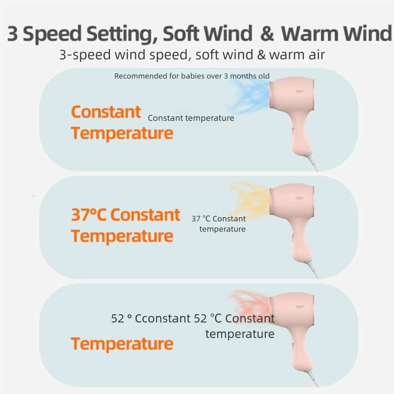 Olaishi Children S Mini Low Noise Constant Temperature Household Baby Special Portable Hair Dryer