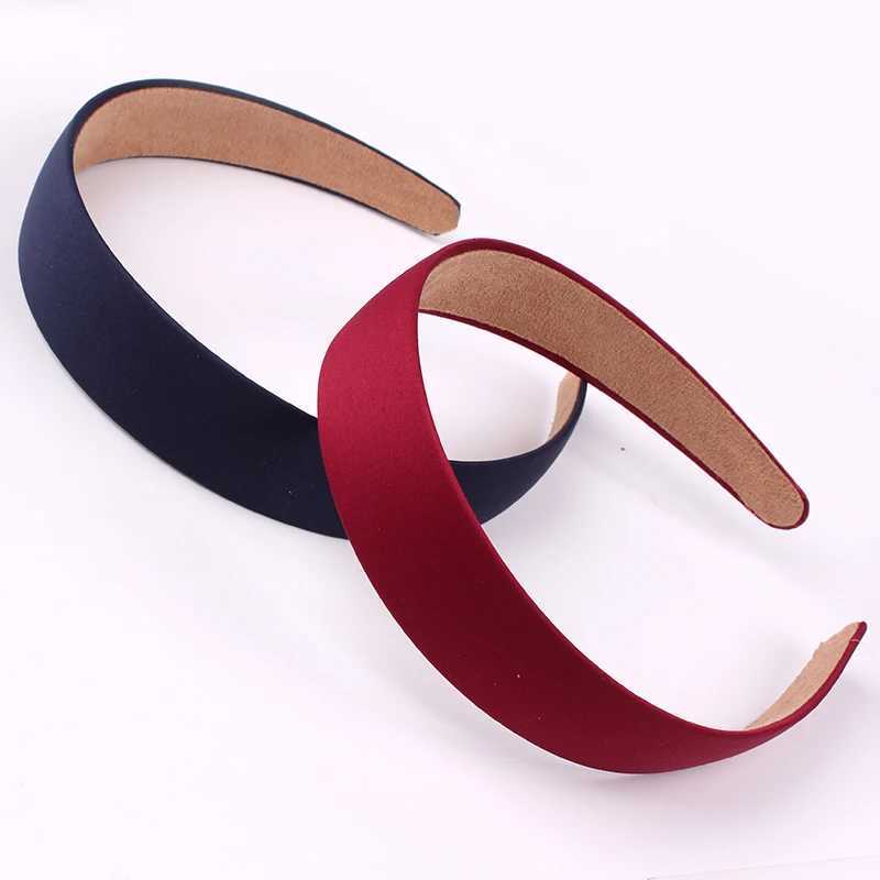 3/set Matte Satin Bands DIY Basic Hair Hoop for Women Colorful Wide Non-Slip Bands Hair Accessories X250812