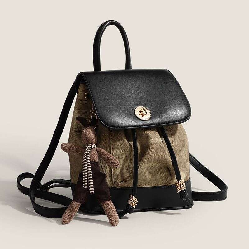 Small Women's Backpack 2025 Spring And Summer New Ultra-Fashion Color Collision Handheld Shoulder Bag Leisure Hundred Simple Commuting