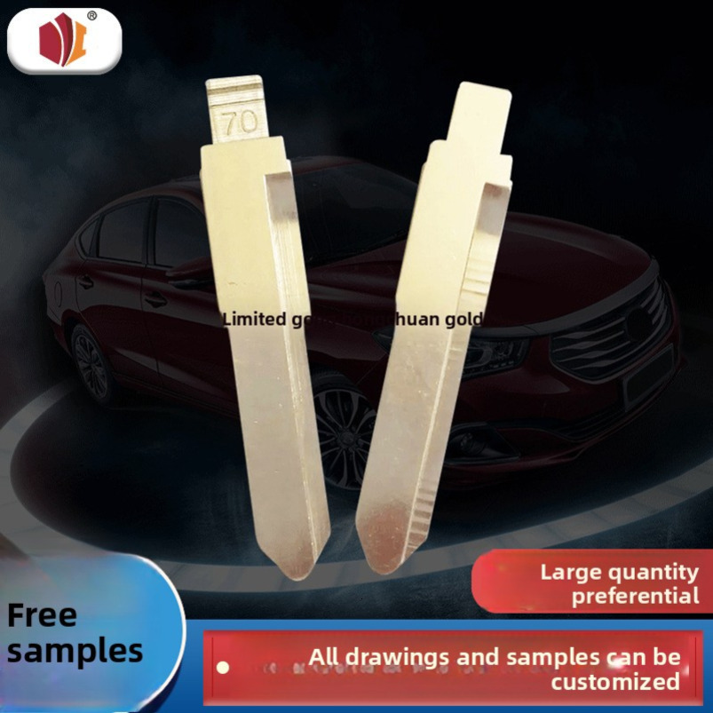 Suitable for New Lingshuai Tianjin Dafa Car Folding Blank Middle Side Slot Key Head