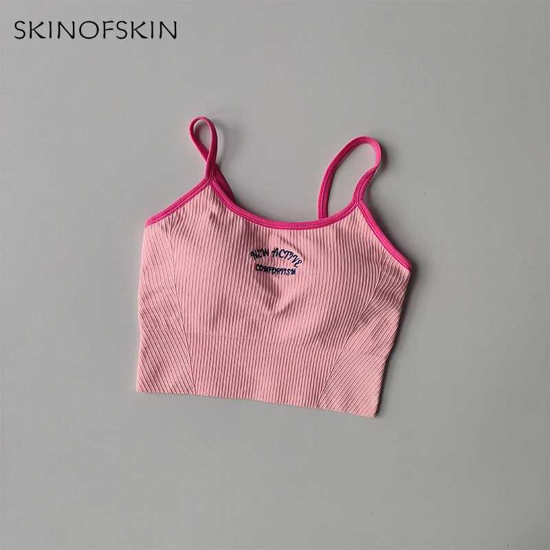 Color Blocking Small Suspender Sports Bra for Women Fixed Cup Fitness Bra Running Bra Acceleration Dry Training Outerwear Z250812