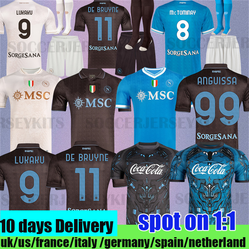 25 26 NAPOLI soccer jerseys Halloween Match Maglia Naples Maglia Napoli 2025 2026 NERES KVARATSKHELIA KIDS FOOTBALL SHIRT LUKAKU RASPADORI SSC Napoli Maillots