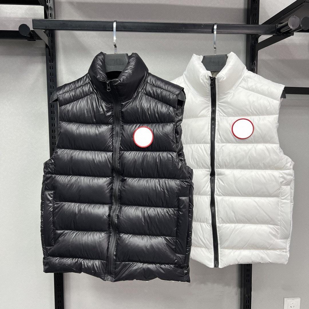 Hot sale Largegoosse fleece jacket and vest same style for both men and women fall/winter model stand collar thick and warm sleeveless vest Designer Vests