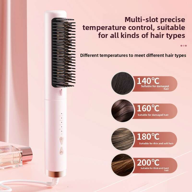 New Brush Automatic Styling Straightening Negative Ion Hair Care Non-Damaging Cool Wind Curling Iron