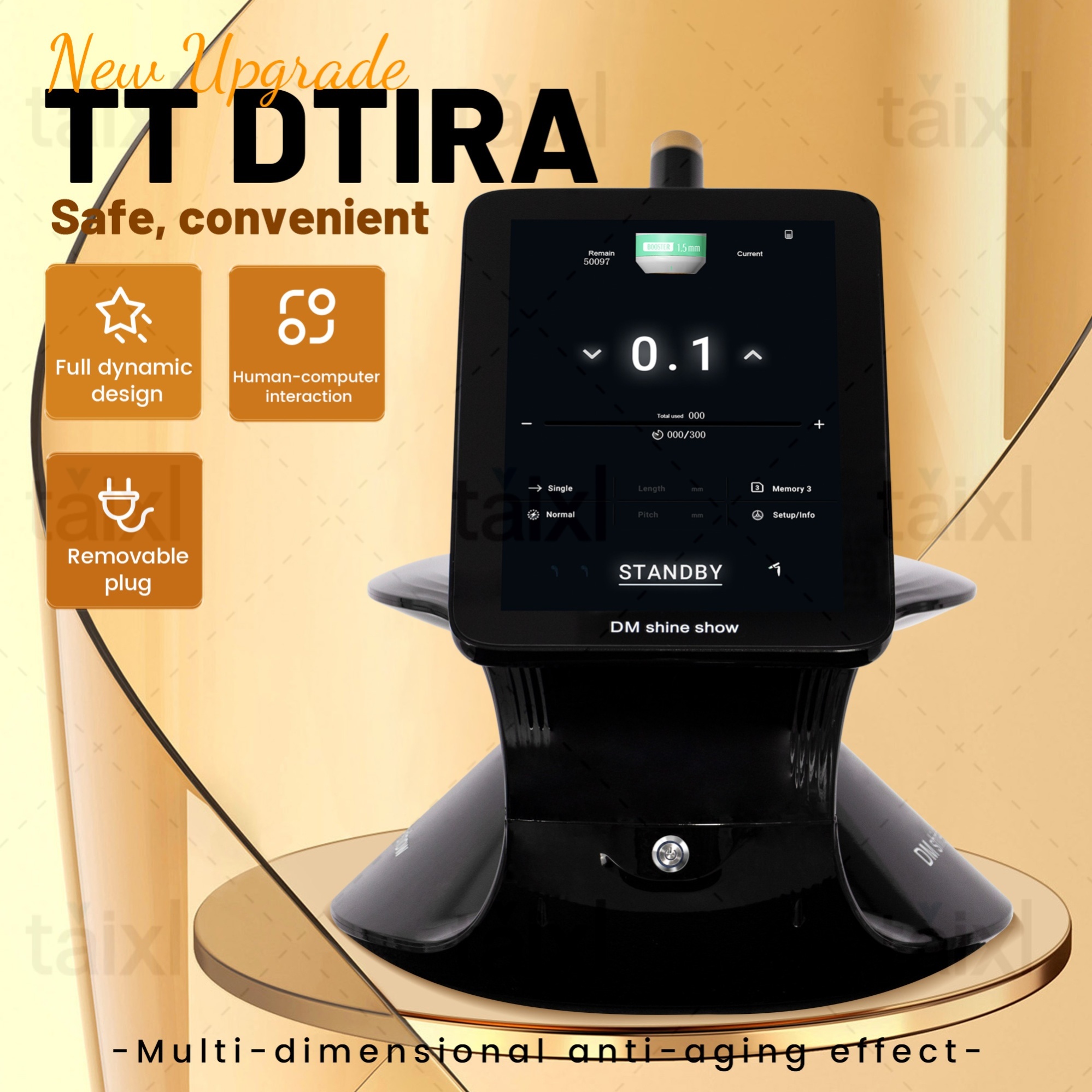 High-End 12D TT Double Lift Machine for Face Lifting Body Slimming Skin Tightening Anti-Aging Beauty Salon Device