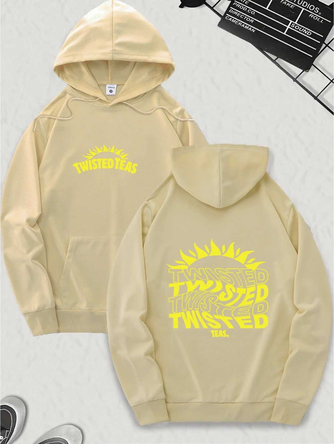 MenS Twisted Teas Graphic Hoodie Casual Pullover with Drawstring Fall Winter StreetwearFit Comfortable Fit Hoodie Y250811