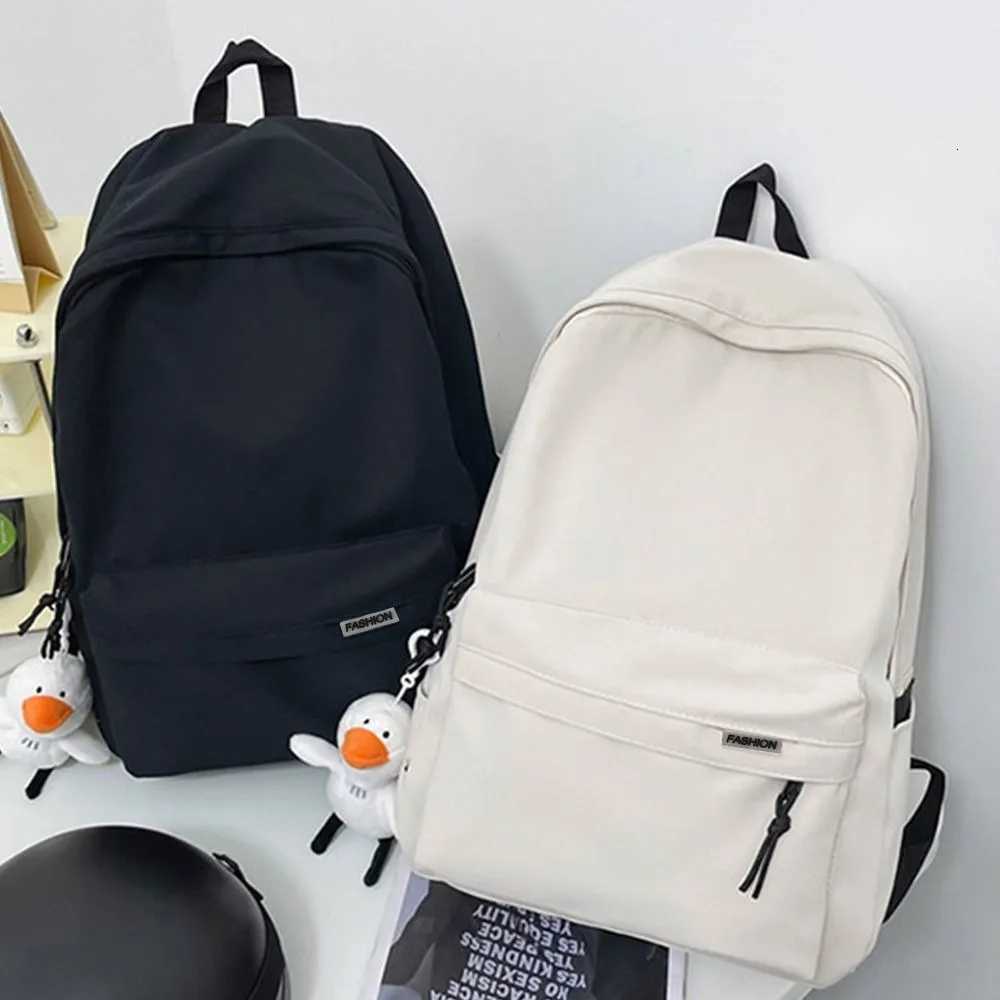 Creative Waterproof Teenage Nylon Book Bag Large Capacity Backpack Fashion Students School Bag Travel Backbag Y250811