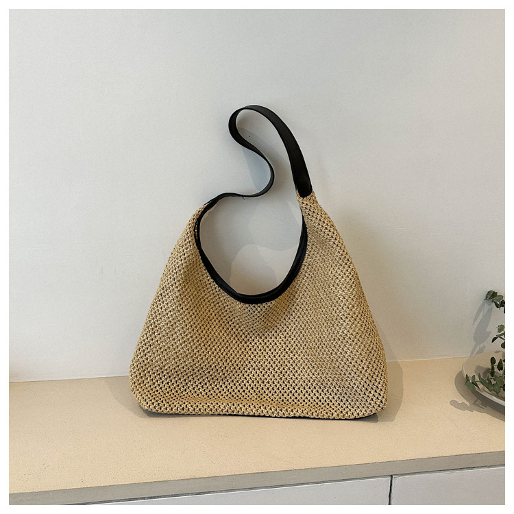 Woven for Women Summer New Trendy Fashion Straw Casual Large Capacity Shoulder Stylish Underarm Bag ddmymarket