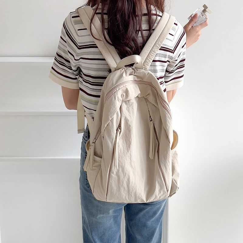 Large Capacity Women Backpack Lightweight and Versatile College Student backpack fit A4 paper Y250811