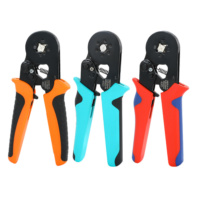 HSC8 6-4 VETE Tube Pliers Self-Adjusting Needle-Type Cold Crimping Terminal Quadrilateral Set